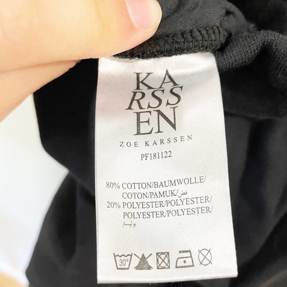 Zoe Karssen Black Star Studded Joggers Size XS - Picture 13 of 15